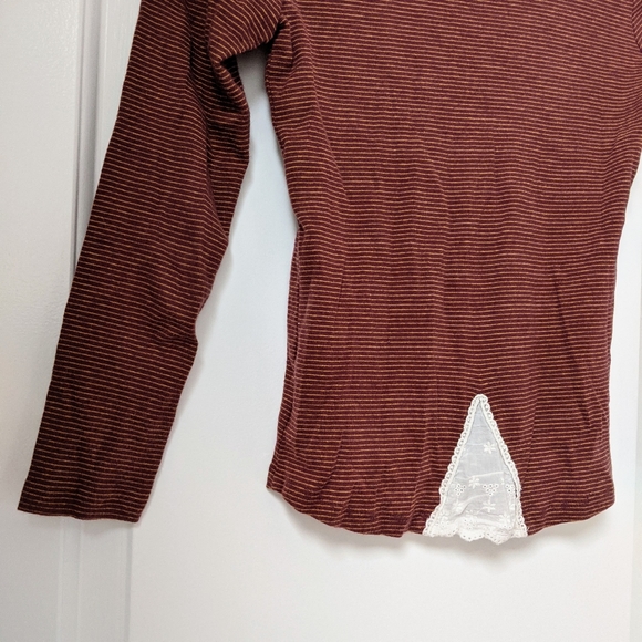 Perimitz Girls Long Sleeves Stripes 3D decoration Top - Picture 10 of 16